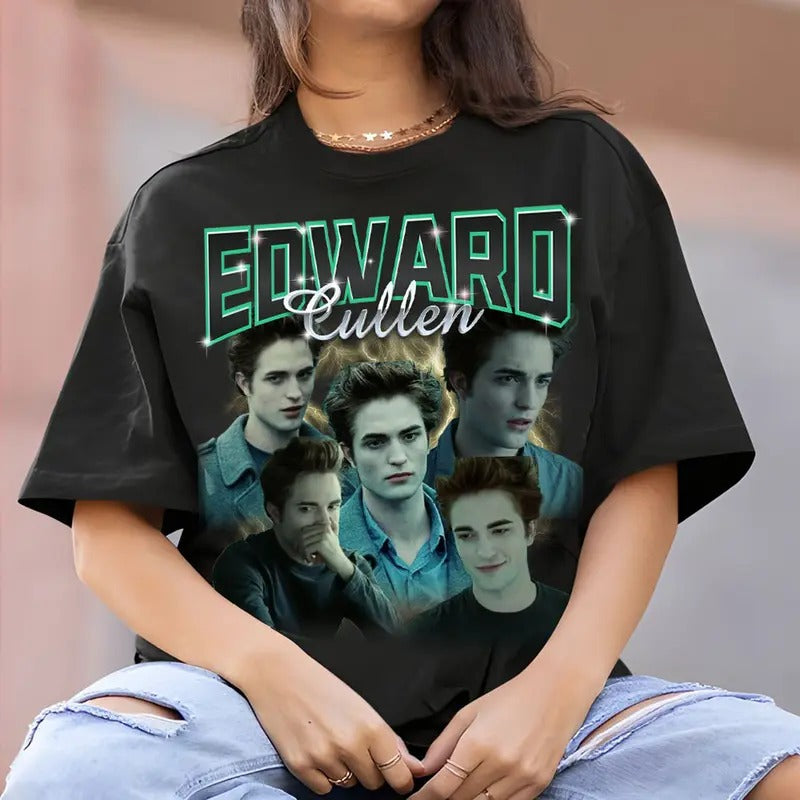 Edward Vintage Graphic 90s T-shirt, Actor Homage Graphic T-shirt Unisex, Bootleg Retro 90's Fans Tee