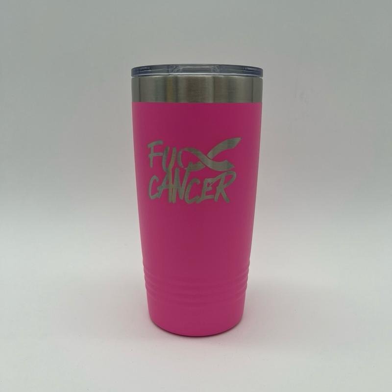 Eff Cancer 20 Oz Tumblers T-Shirts, Hoodie, Sweatshirt | DripVista.com