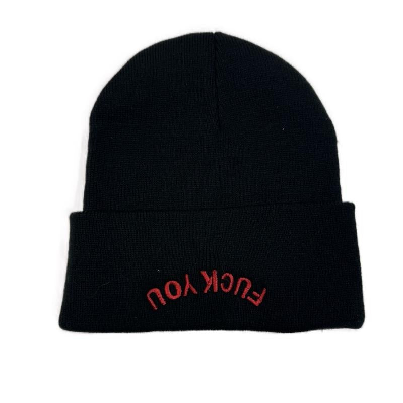 Eff You Embroidered Beanie T-Shirts, Hoodie, Sweatshirt | DripVista.com