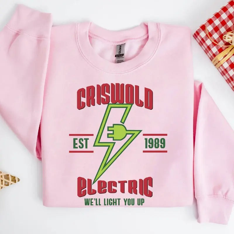 Electric Well Light You Up Shirt, Griswold And Co Christmas Tree Farm 1989 Vintage Christmas Movies Shirt, Christmas Holiday Vacation Shirt