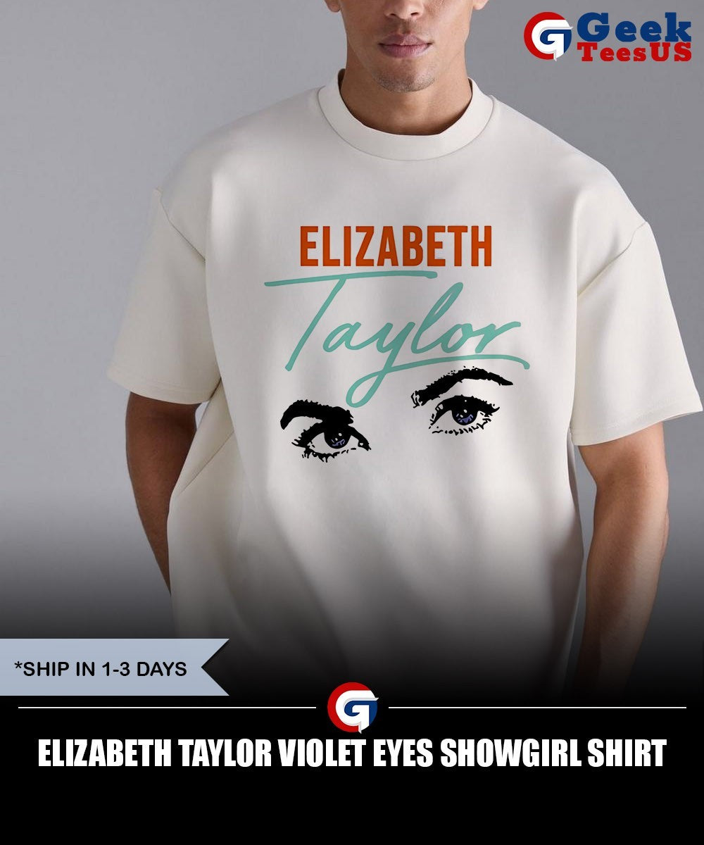 Elizabeth Taylor Violet Eyes Showgirl Shirt