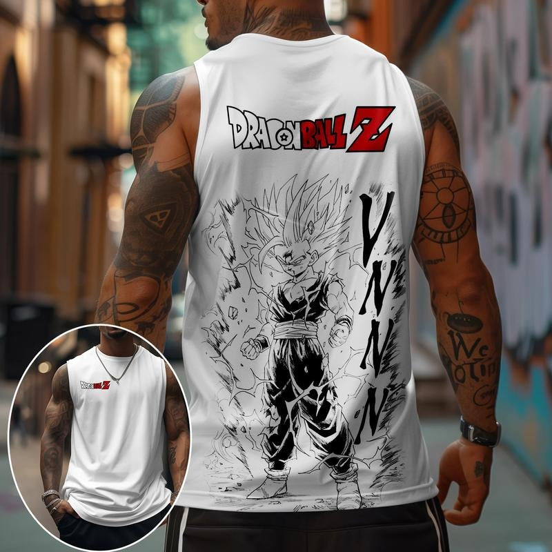 Embrace Your Anime Fandom with a Stylish Casual Print Gym Tank Top for Your Fitness Goals T-Shirts, Hoodie, Sweatshirt