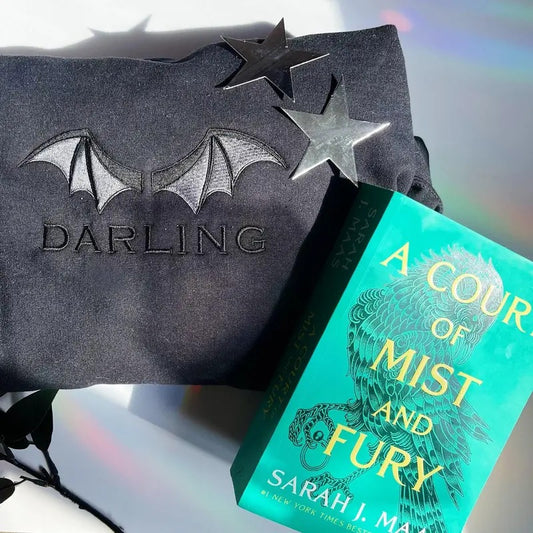 Embroidered Darling ACOTAR Crewneck - Rhysand Sweater - ACOTAR Inspired Shirt - Booktok Shirt - Feyre And Rhysand - Bookish Merch