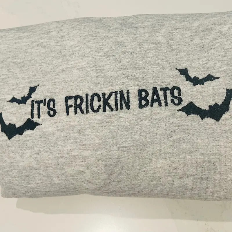 Embroidered bat sweatshirt T-Shirts, Hoodie | DripVista.com