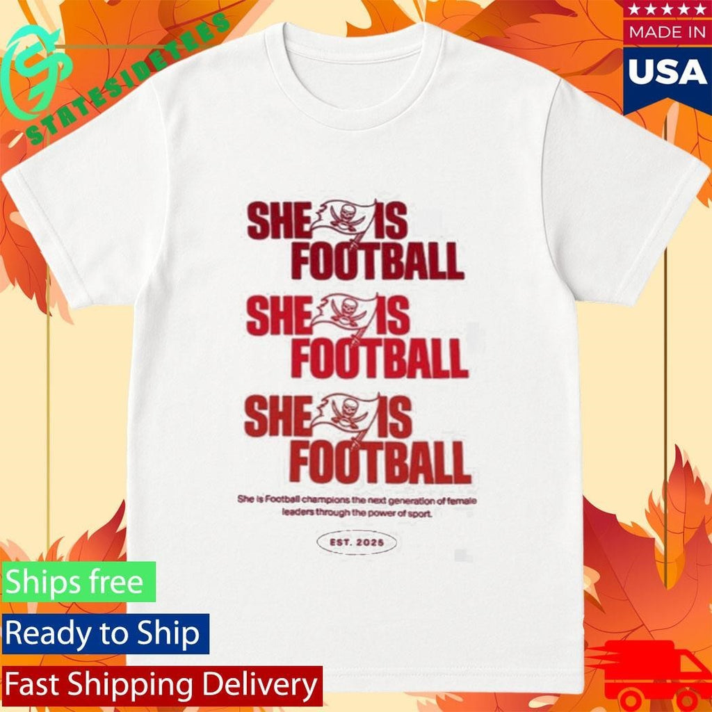 Emeka Egbuka Buccaneers She Is Football Est 2025 Shirt