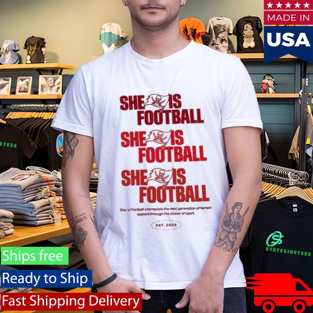 Emeka Egbuka Buccaneers She Is Football Est 2025 Shirt