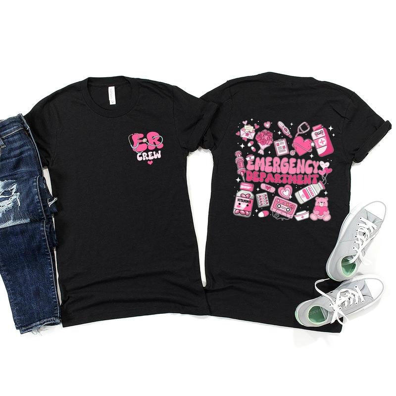Emergency Department Valentine Shirt, Valentine ER Nurse Shirt, ER Valentine Shirt, Emergency Room Tee, Emergency Department Shirt
