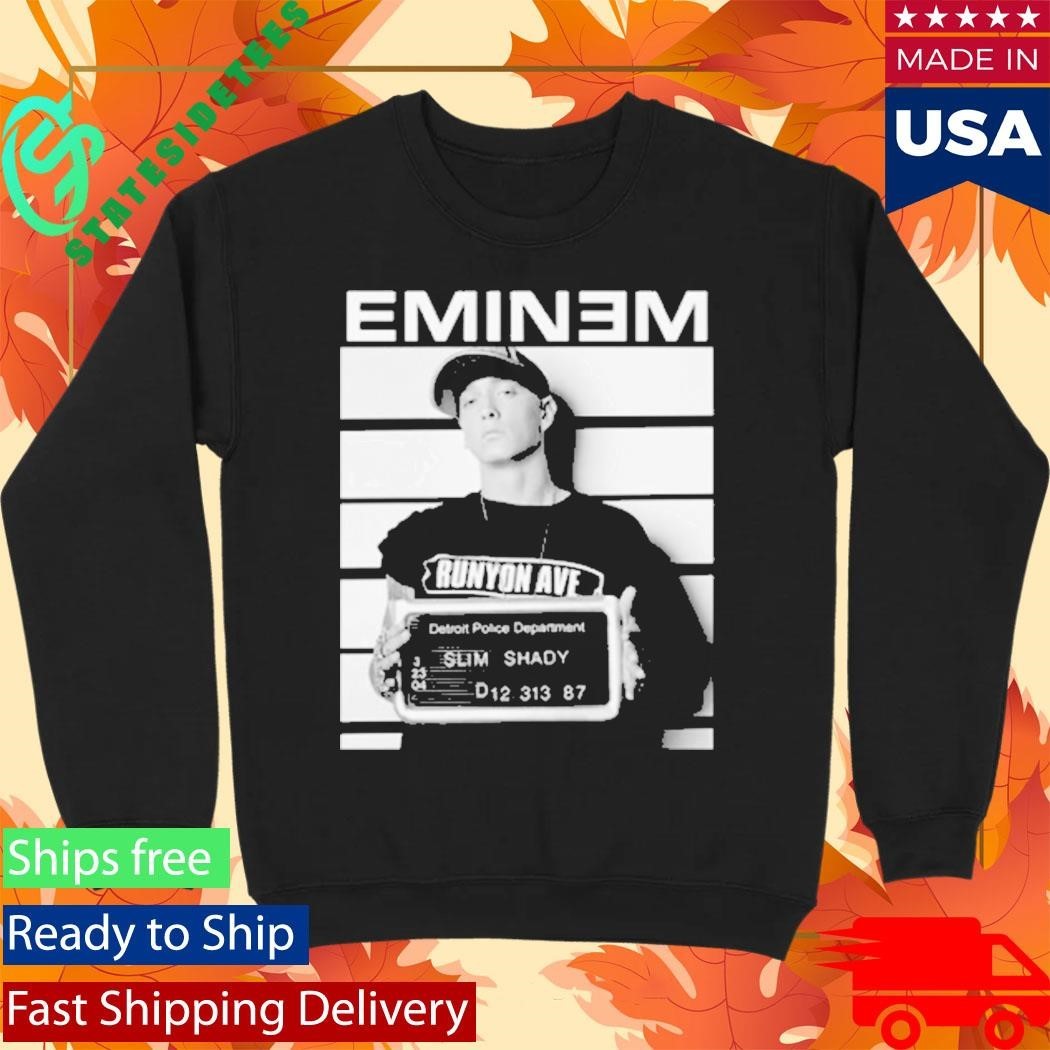 Eminem Anger Slim Shady Mugshot Shirt