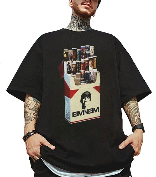 Eminem C.i.g.a.r.e.t.t.e List Albums Shirt, Eminem Merch, Hip Hop 90s Shirt, Hip Hop Legends Shirt, Rapper Merch, Rapper Shirt, Gift For Fan, Graphic tees for men, 90s Hip Hop Merch