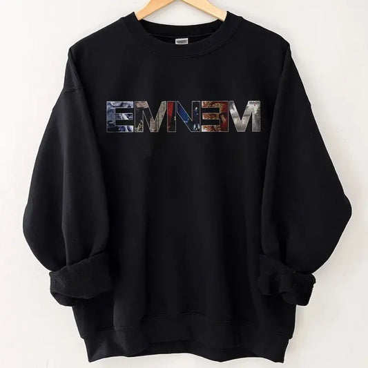 Eminem Rapper Vintage T-shirt, Music Album Graphic Tee, World Tour Gift, Streetwear for Men and Women Cotton Menswear