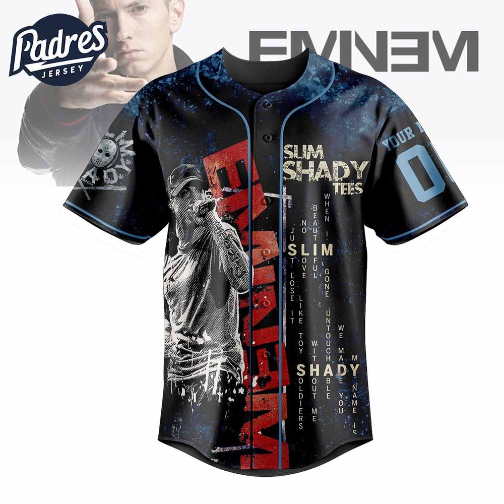 Eminem Slim Shady Baseball Jersey Gift For Fans - Padres Jersey Oasis: Elevate Your Baseball Style Game