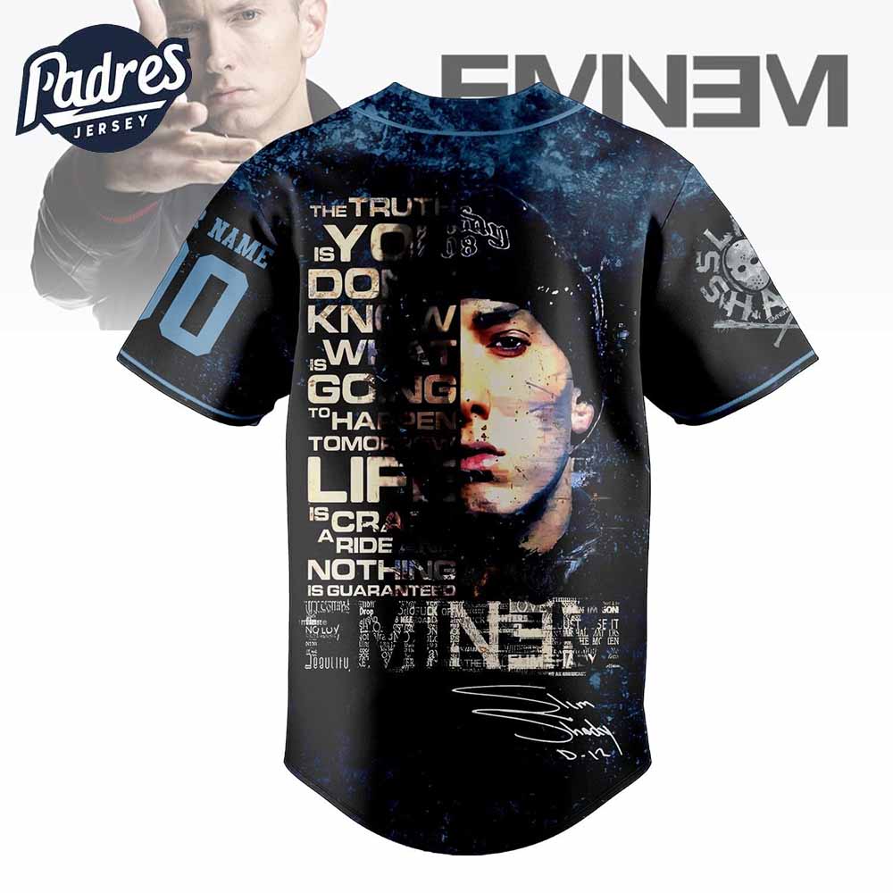 Eminem Slim Shady Baseball Jersey Gift For Fans - Padres Jersey Oasis: Elevate Your Baseball Style Game