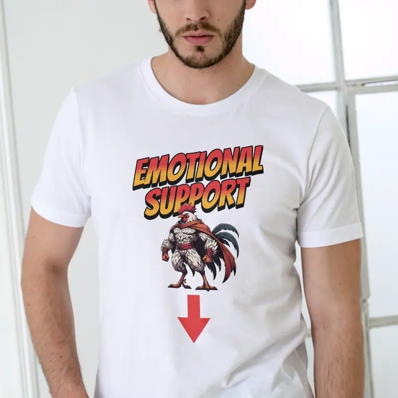 Emotional Support Animal Rooster T Shirt