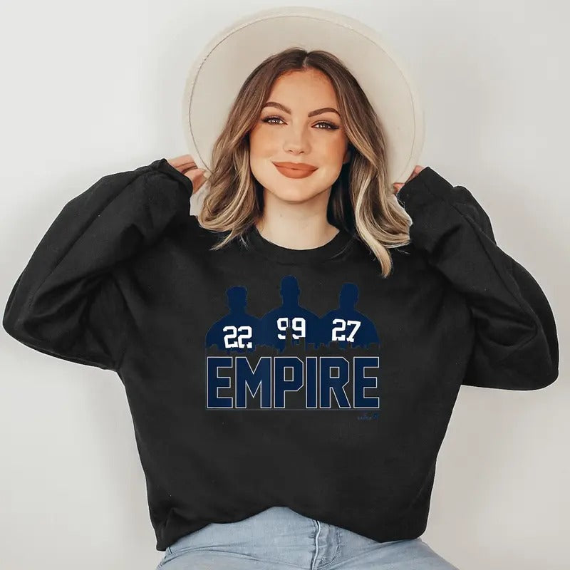 Empire_ Soto, Judge and Stanton - NY Baseball Sweatshirt