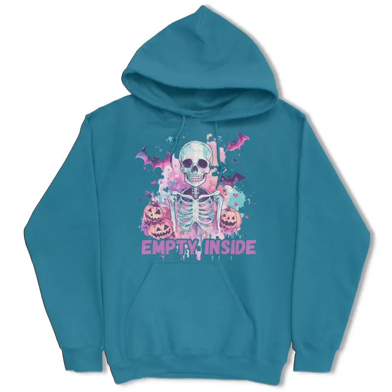 Empty Inside Halloween Women's Hoodie  - Pullover Hoodie - Gifts for Her