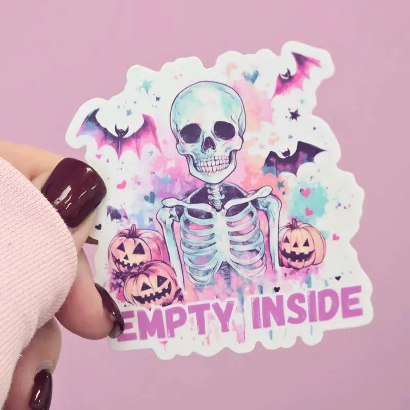 Empty Inside Permenant Vinyl Sticker T-Shirts, Hoodie, Sweatshirt | DripVista.com