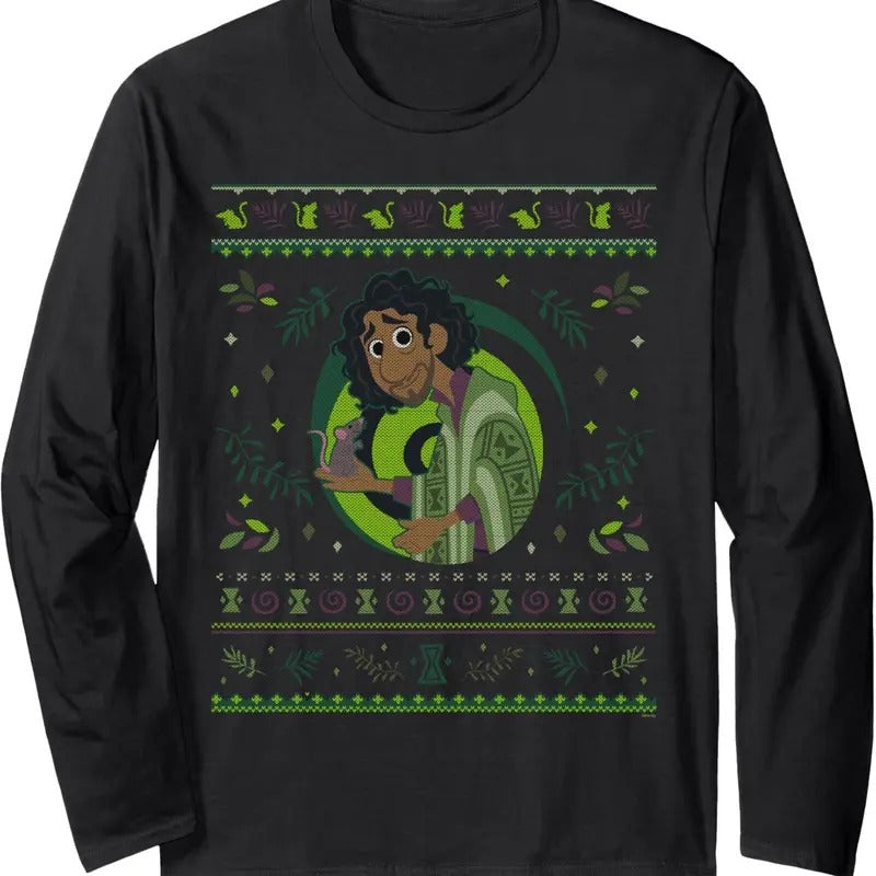 Encanto Bruno Madrigal Ugly Christmas Sweater Long Sleeve T-Shirt