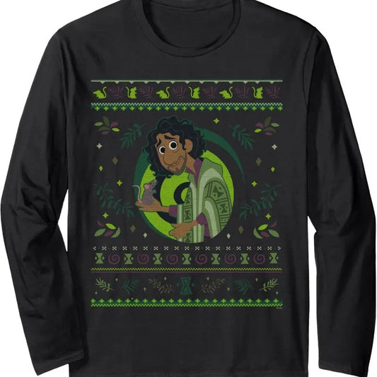 Encanto Bruno Madrigal Ugly Christmas Sweater Long Sleeve T-Shirt