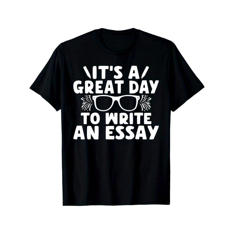 English Teacher Print, Men's Cotton T-shirt, Funny Graphic Tee Men's Outdoor Clothes, Men's Clothing, Back To School...