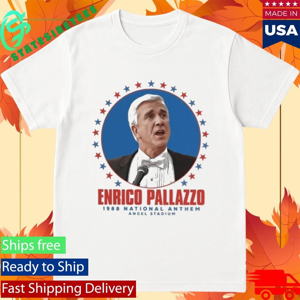Enrico Pallazzo 1988 National Anthem Naked Gun Shirt