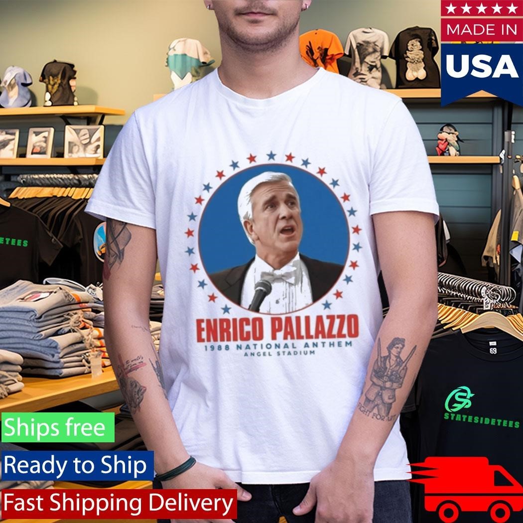 Enrico Pallazzo 1988 National Anthem Naked Gun Shirt