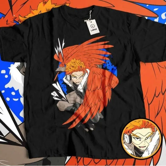 Epic Winged Hero Unisex T-shirt - Retro Manga Anime Apparel, Otaku Gift, Classic Aerial Combat Clothing, High-Speed Fighter, Japanese Anime