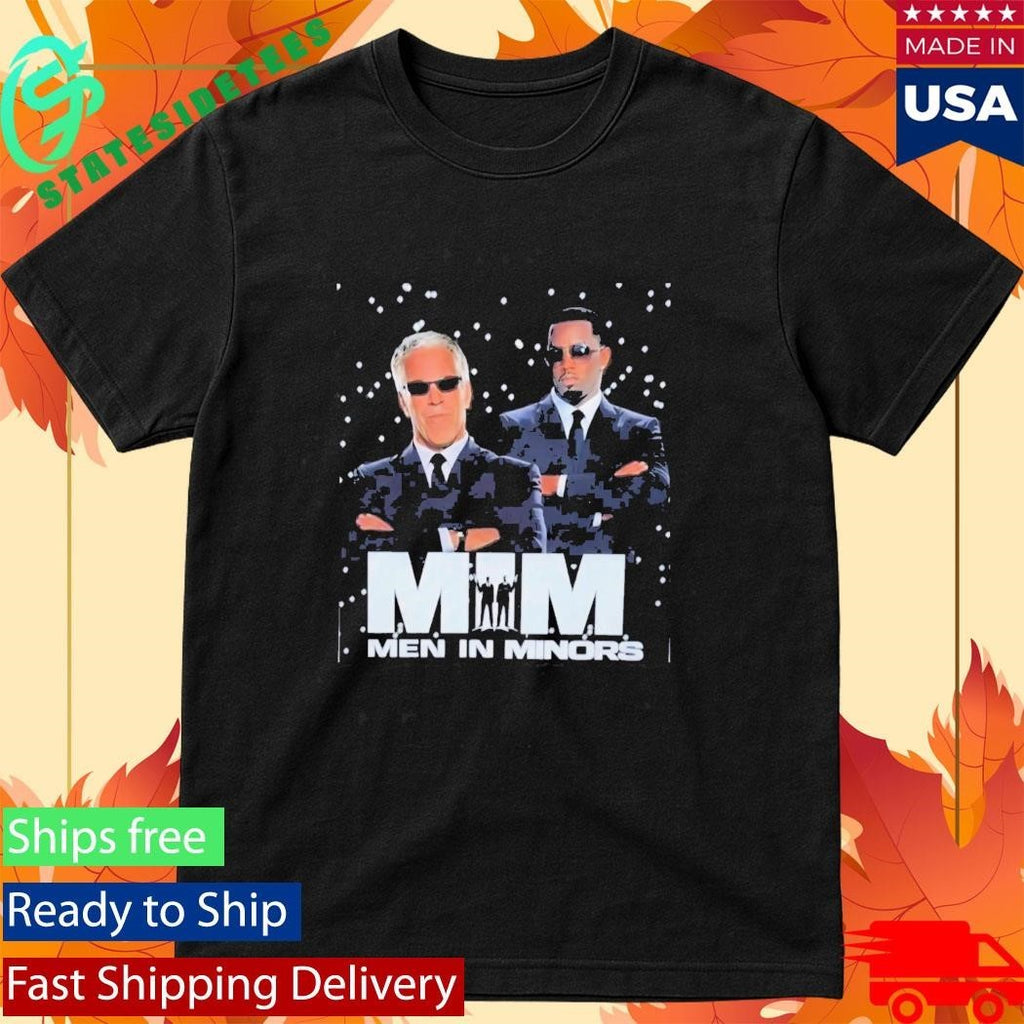 Epstein And P Diddy Men In Minors Shirt