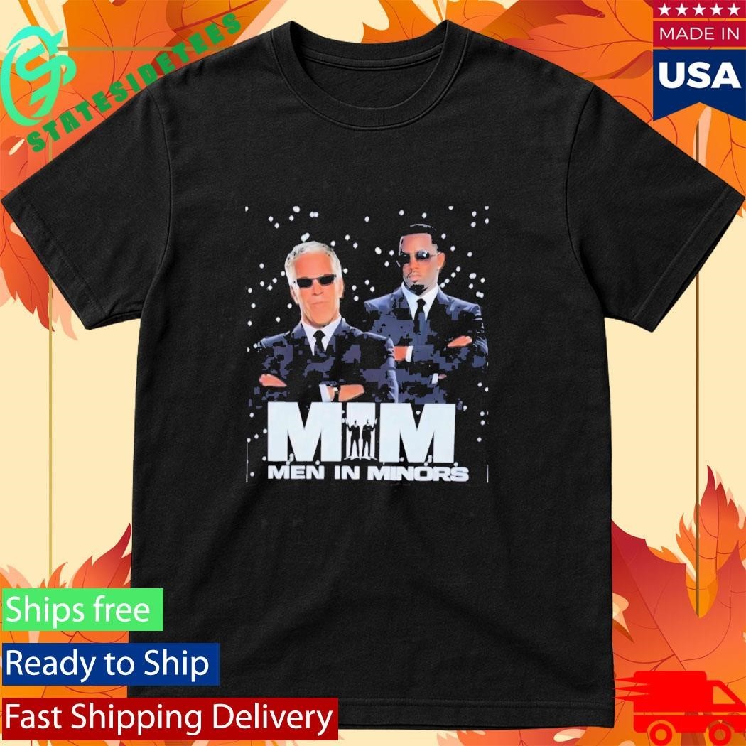 Epstein And P Diddy Men In Minors Shirt