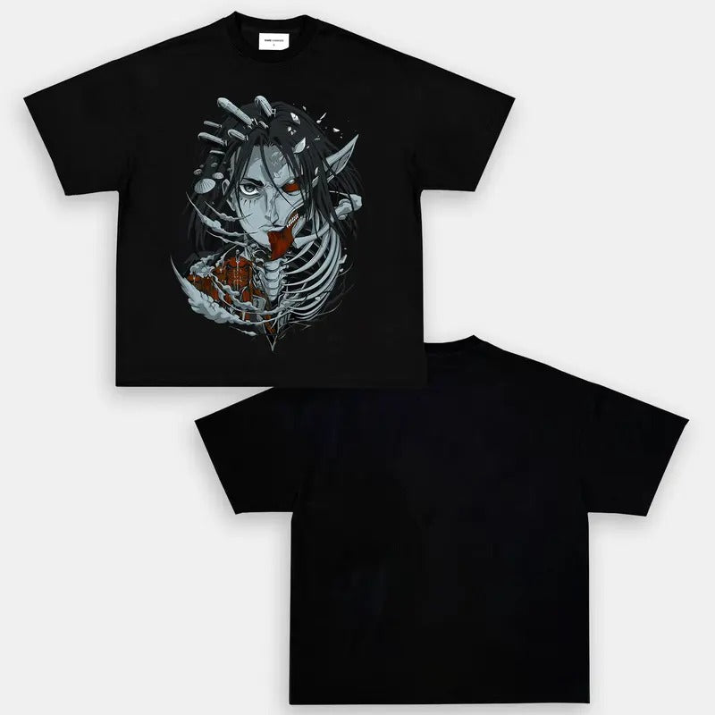 Eren Yeager Vintage Tee Hoodie, Sweatshirt | DripVista.com