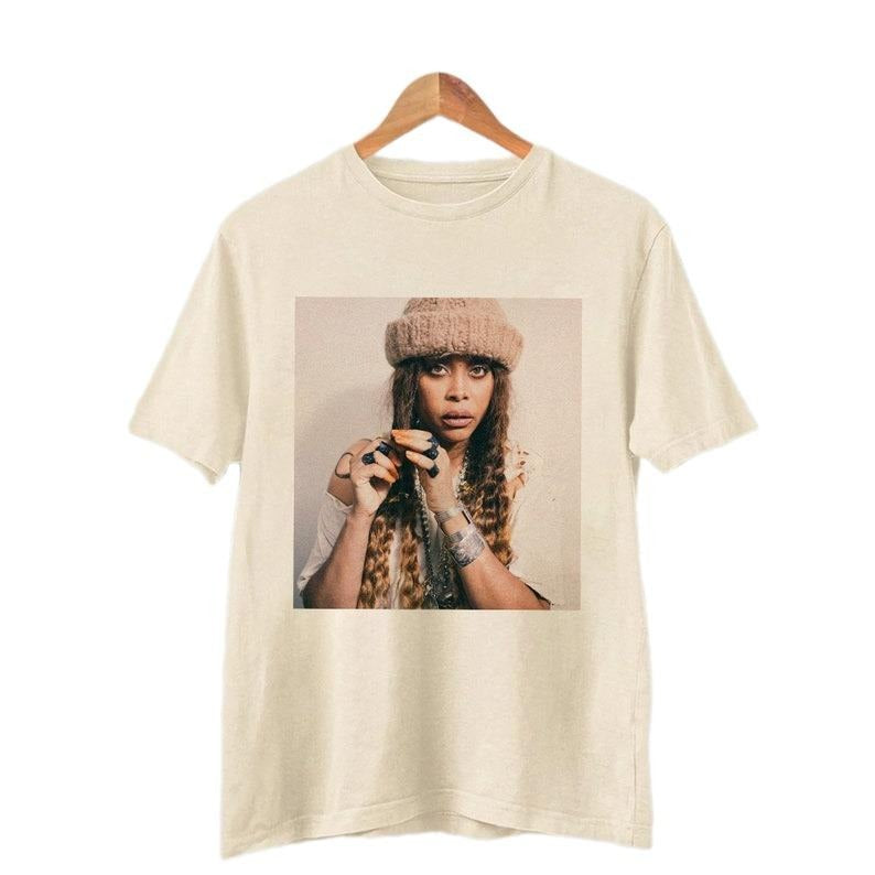 Erykah Badu Shirt, 90s Erykah Badu Graphic Tee, Gift for Fans, Music Rock Retro Unisex T-shirt