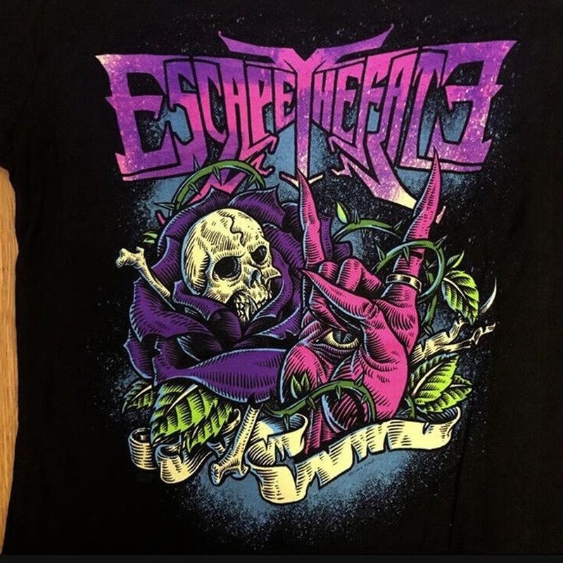 Escape The Fate T- Shirt Short Sleeve Cotton Unisex Full Size