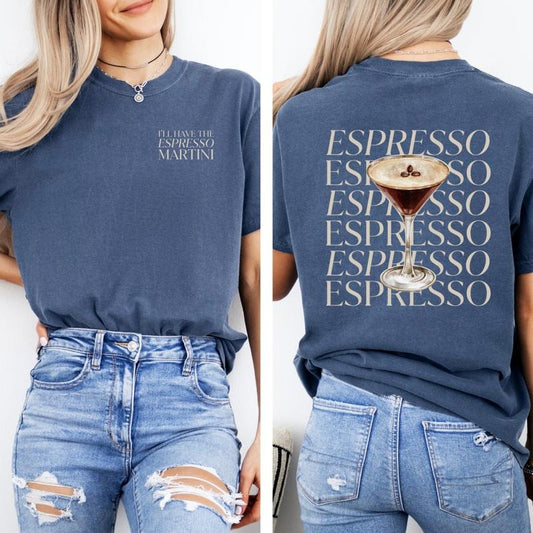 Espresso Martini Shirt Cocktail and Social Club Tee Bachelorette Party T-Shirt Birthday Gift for Best Friend Espresso Martini Gift