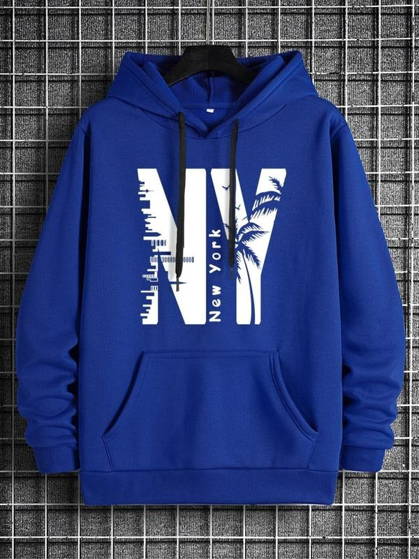 Essentials Hoodie Unisex Men'WB shield Letter Print Pocket Drawstring Hoodie, Regular Fit Printed Long Sleeve Hooded...