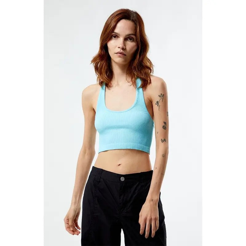 Est. PAC 1980 Women's Seamless Scoop Halter Top T-Shirts, Hoodie, Sweatshirt | DripVista.com