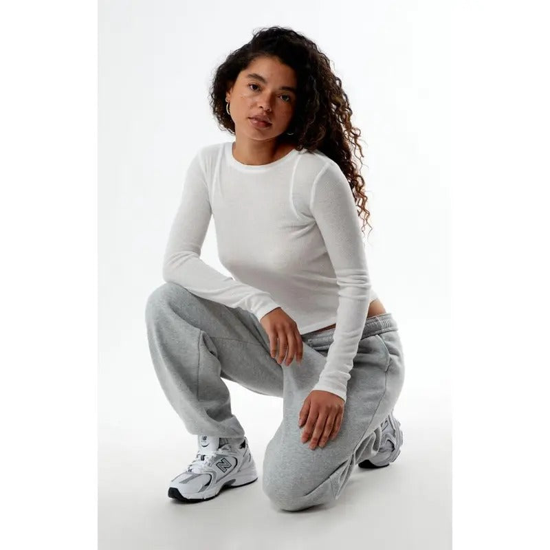 Est. PAC 1980 Women's Ribbed Crew Neck Long Sleeve Top T-Shirts, Hoodie, Sweatshirt | DripVista.com