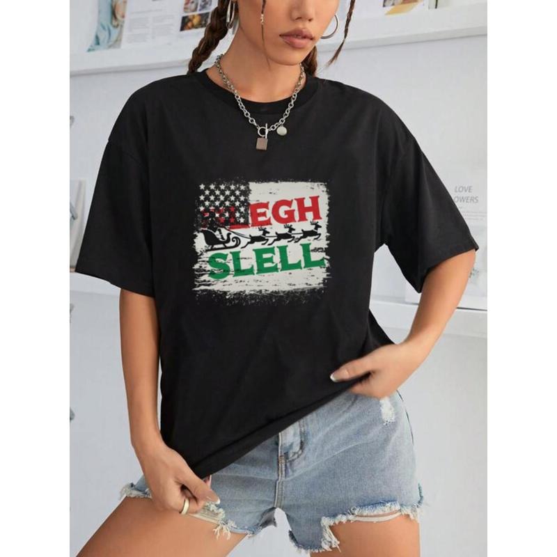 [Everyday Comfort] Stylish Women'WB shield Patriotic T-Shirt