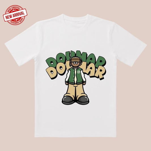 Green-Yellow Tee |   Green-Yellow Clash & 3D Cut |   Trendy All-Day Style for Streetwear/Date/Everyday