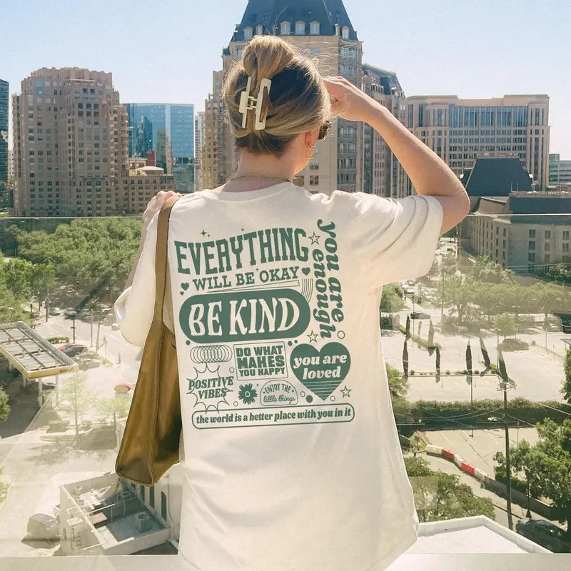 Everything Will Be Okay Shirt Mental Health Shirt Hoodie, Sweatshirt | DripVista.com