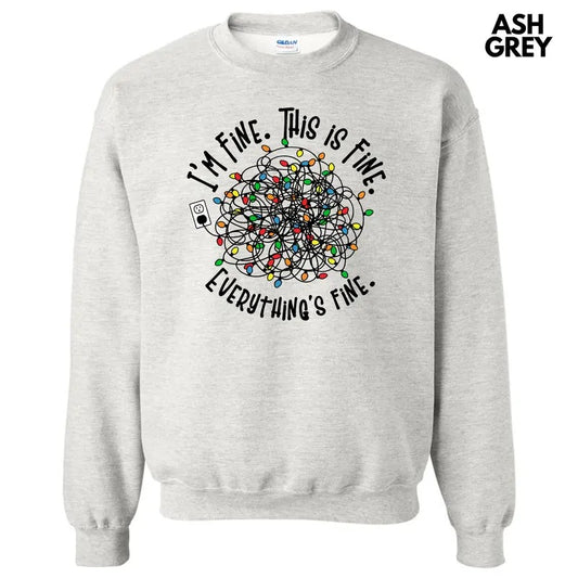 Everything's Fine Lights  Sweatshirt 'NLB'