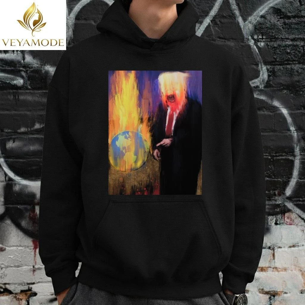 Evil Trump and Earth fire tee
