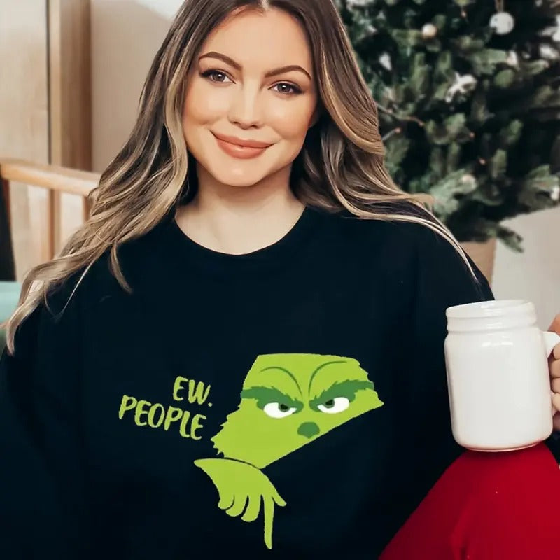 Ew People Christmas Sweatshirt, Christmas Ew People Tee Shirt, Ew People Funny Xmas Sweater, Xmas Movie T-Shirt, Christmas Gift