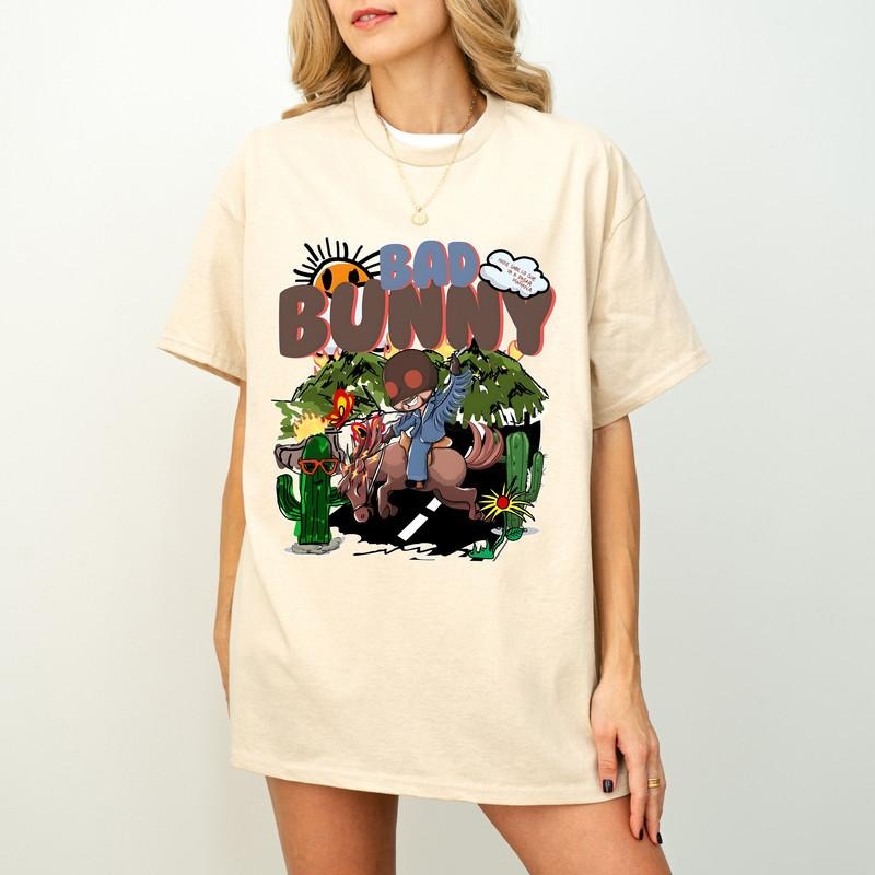 Exclusive Bad Bunny Concert Shirt, Nadie Sabe lo que va a pasar manana, Most Wanted Tour Concert Shirt