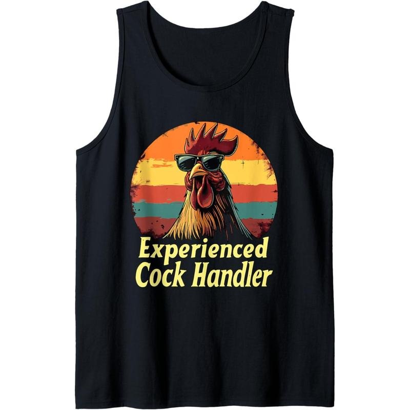 Experienced Cock Handler Raunchy Women's Funny Adult Humor Tank Top Made in USA
