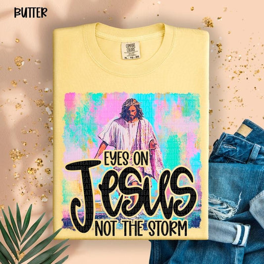 Eyes on Jesus DTF Transfers - THIS IS NOT A SHIRT