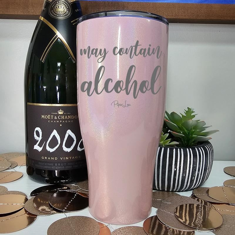 FLASH SALE | May Contain Alcohol Laser Etched Tumbler T-Shirts, Hoodie, Sweatshirt | DripVista.com