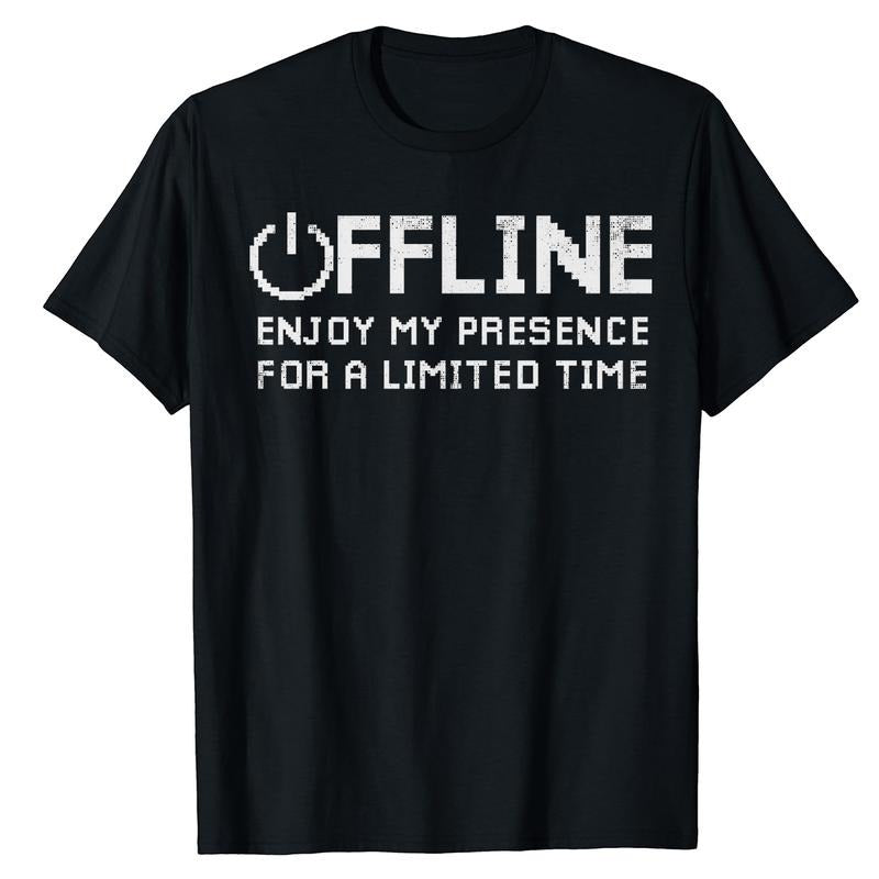 FOG Enjoy My Presence For Limited WB shield Time Funny Gamer T-Shirt Hoodie, Sweatshirt | DripVista.com