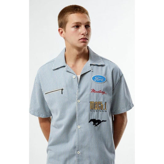 FORD Men's Button Down Work Shirt