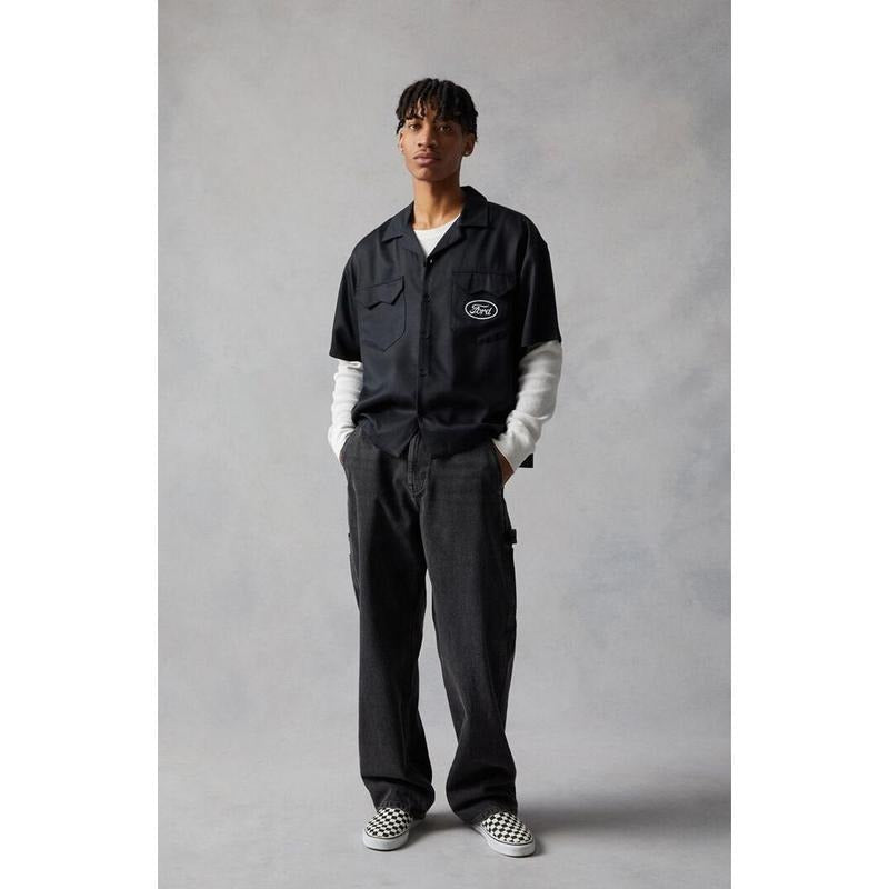 FORD Men's Western Button Down Shirt Hoodie, Sweatshirt | DripVista.com