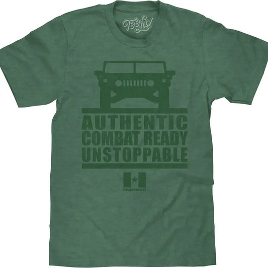 Faded Humvee T-Shirt - Forest Green Heather