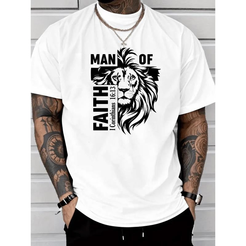 Faith - centered Lightsaber brand - Shirt: 'GA FOG Faith' with Lion Motif